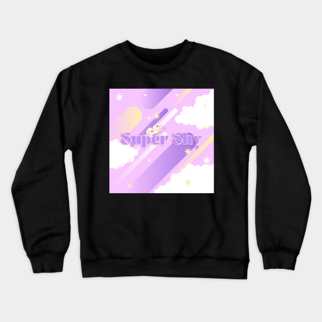 New Jeans Super Shy Purple Ver. Crewneck Sweatshirt by Midori Dreams 